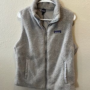 Patagonia Gray Fleece Vest Large